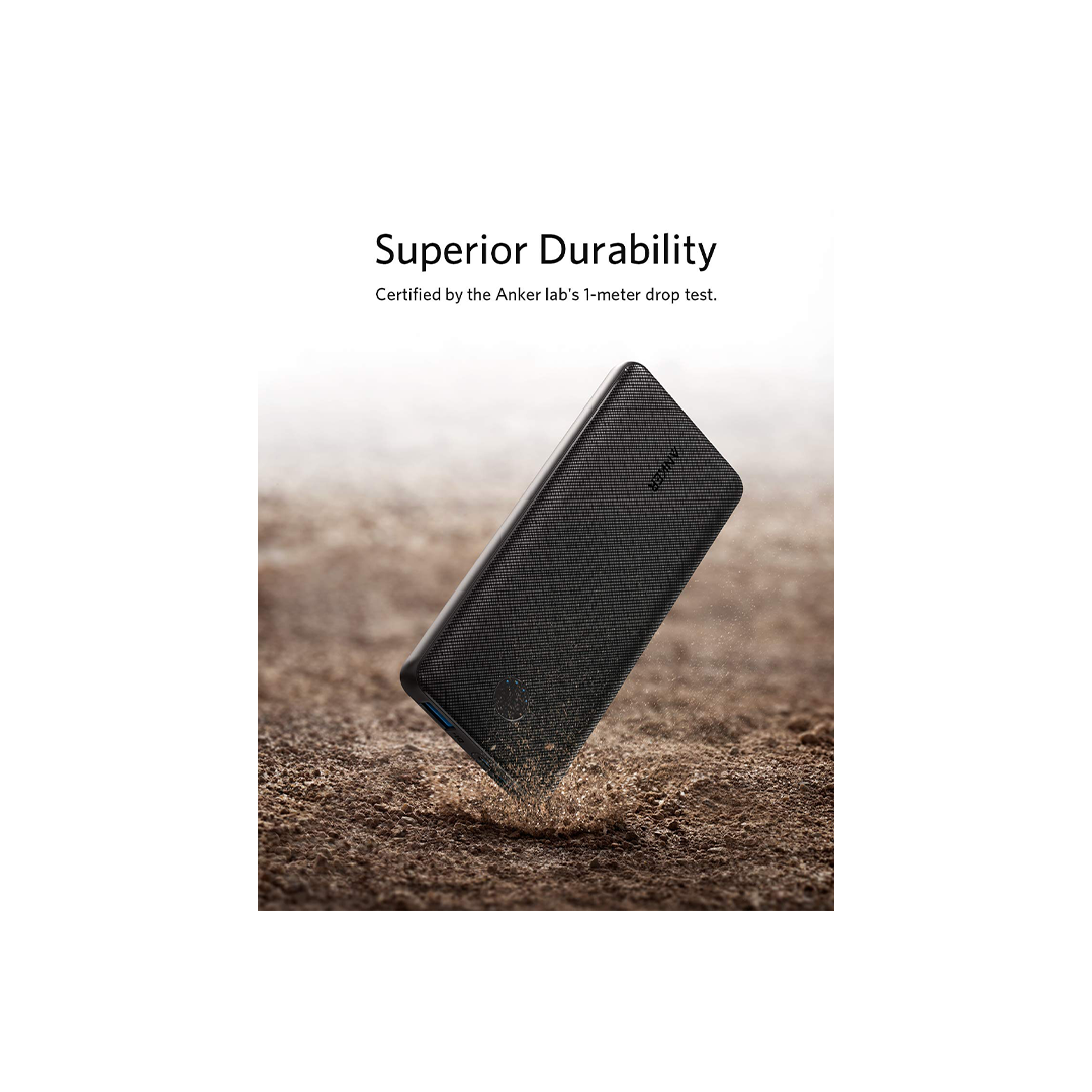 Anker PowerCore Slim Power Bank 10000mAh - Black in Qatar Anker PowerCore Slim Power Bank 10000mAh - Black in Qatar